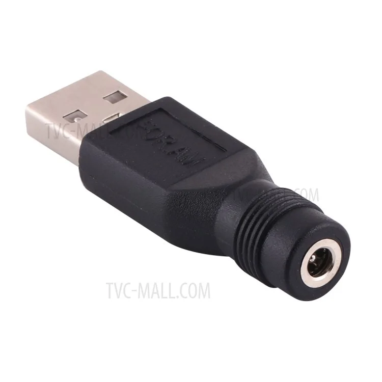 10Pcs DC Power Plug 3.5 x 1.35mm Male To USB 2.0 Male Adapter