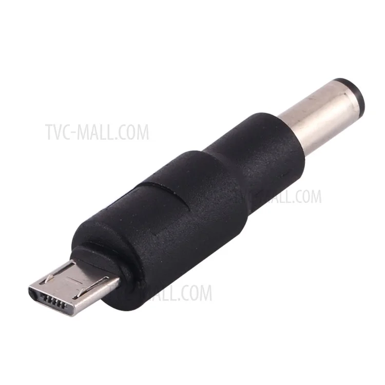 10 Stück DC-Stromanschluss 5,5 x 2,1 mm Stecker auf Micro-USB Stecker Adapter