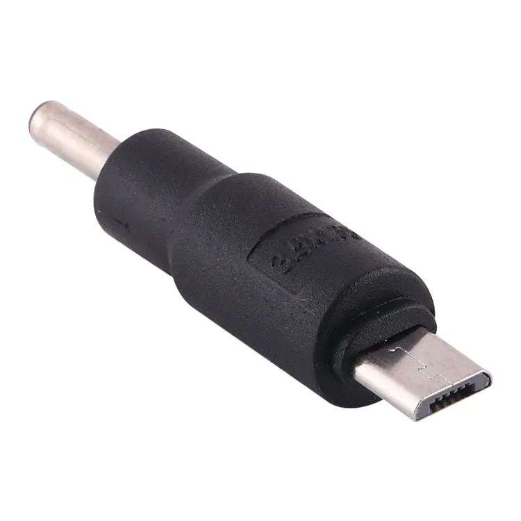 10Pcs DC Power Plug 3.5 x 1.35mm Male To Micro USB Male Adapter