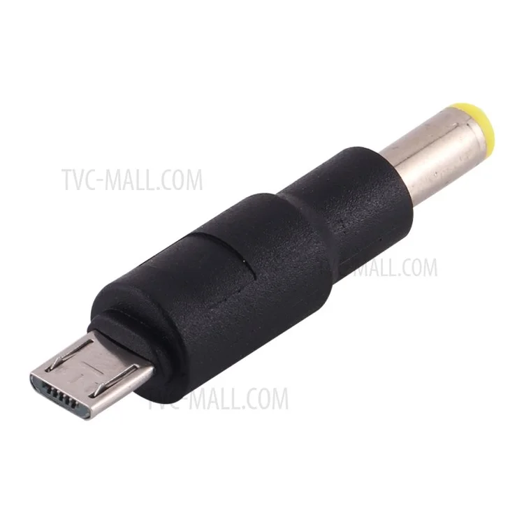 10 Stück DC-Stromstecker 5,5 x 2,5 mm männlich auf Micro-USB männlich Adapter