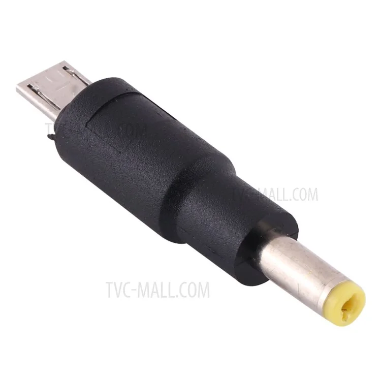 10 Stück DC-Stromstecker 5,5 x 2,5 mm männlich auf Micro-USB männlich Adapter