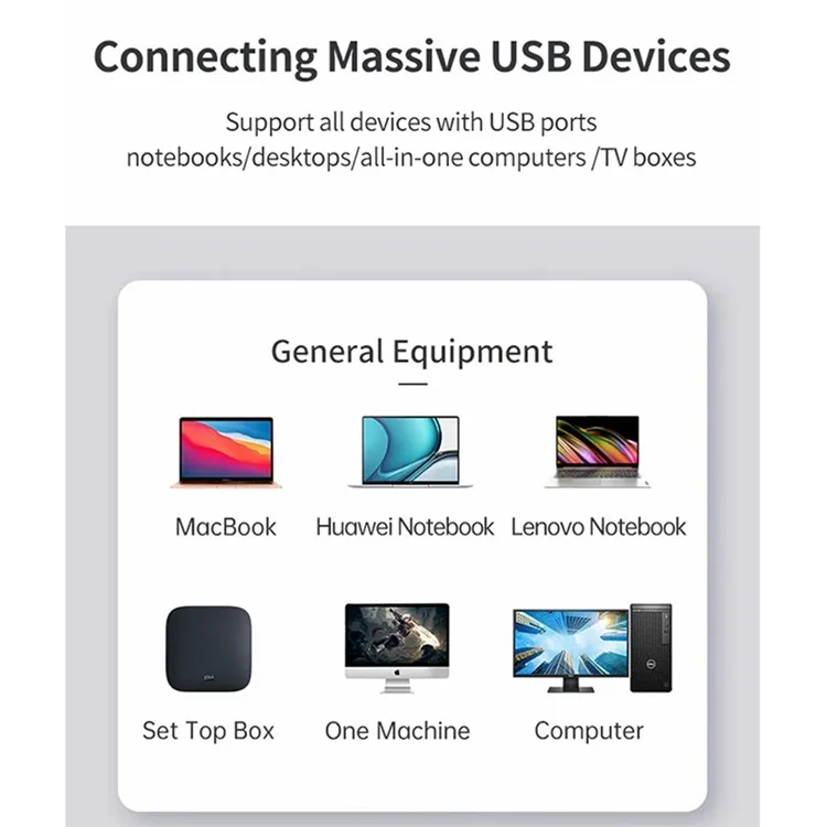 MINDPURE UR002 USB3.0 to RJ45 Gigabit Ethernet Adapter Computer Network Connector - White