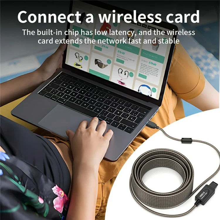U201 3m USB2.0 Male to Female PVC Extension Cable Conference Camera Scanner Conversion Cord
