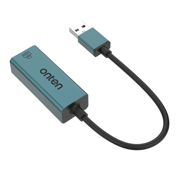 ONTEN 5225 USB 3.0 to RJ45 1000M Network Converter Aluminum Alloy Gigabit Ethernet Adapter