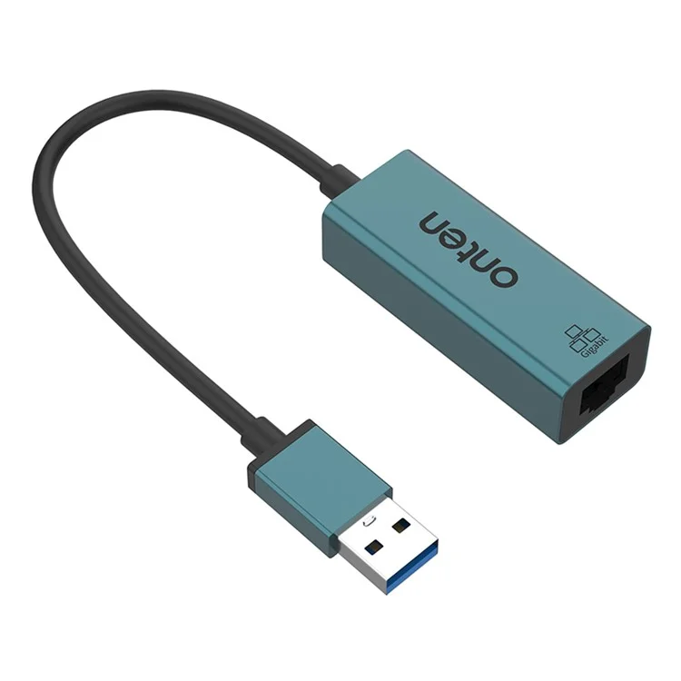 ONTEN 5225 USB 3.0 to RJ45 1000M Network Converter Aluminum Alloy Gigabit Ethernet Adapter