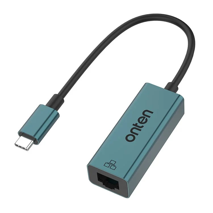 ONTEN 9598D Adattatore di Rete da Type-C a RJ45 Convertitore Ethernet 100M / 10Mbps