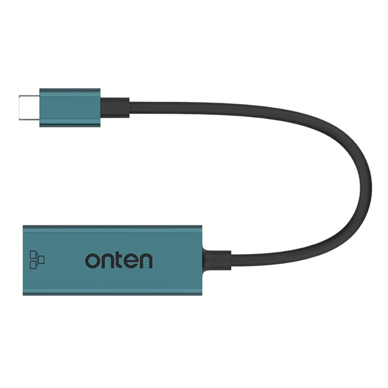 ONTEN 9598D Adattatore di Rete da Type-C a RJ45 Convertitore Ethernet 100M / 10Mbps