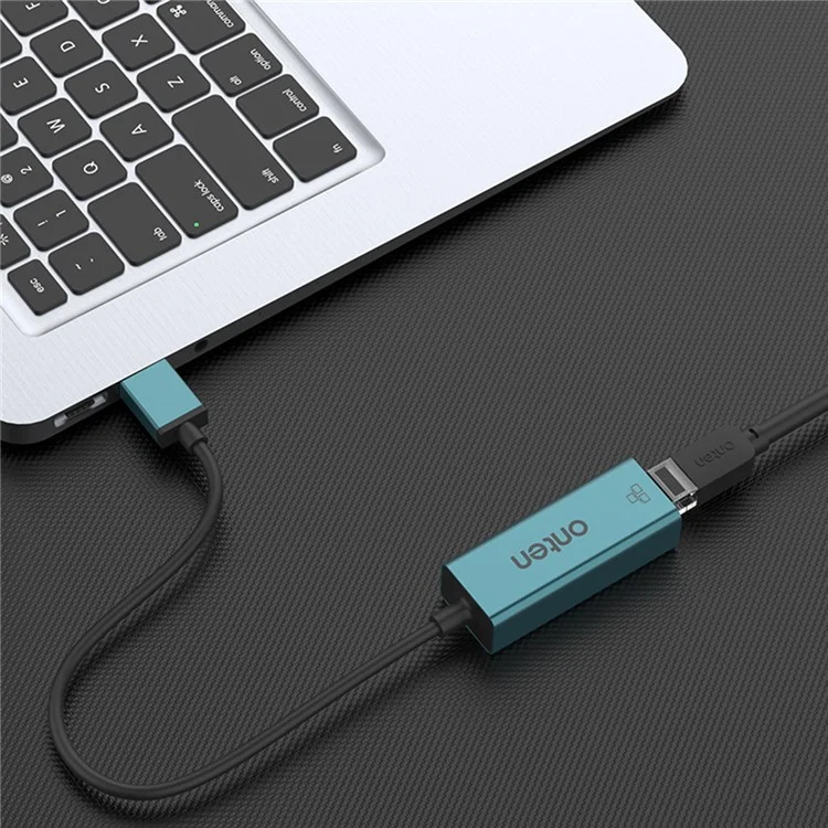 ONTEN 5225D Adaptador USB a RJ45 Convertidor de Red 100 / 10 Mbps Conector Ethernet LAN