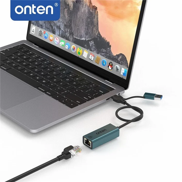 ONTEN UE106+ Adaptador de Red USB / Tipo-C Conector Ethernet Gigabit de 1000M