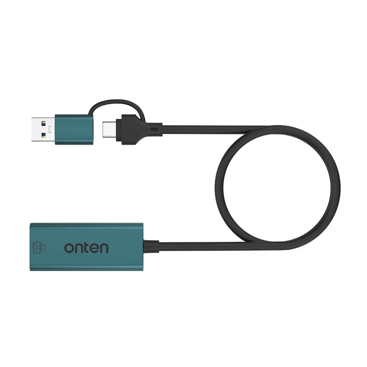 ONTEN UE106+ Adaptador de Red USB / Tipo-C Conector Ethernet Gigabit de 1000M