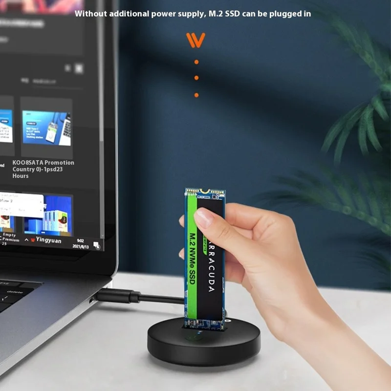 MAIWO K1698P M.2 Nvme SSD Enclosure Pcie External Hard Drive Dock NGFF Type C 10Gbps for Computer / Phone