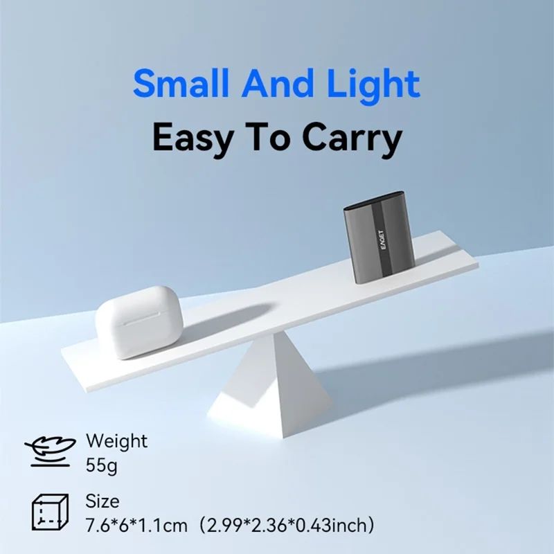 EAGET ET-M8 480GB Portable SSD 500MB / S High Speed Aluminum Alloy Type C External Solid State Drive