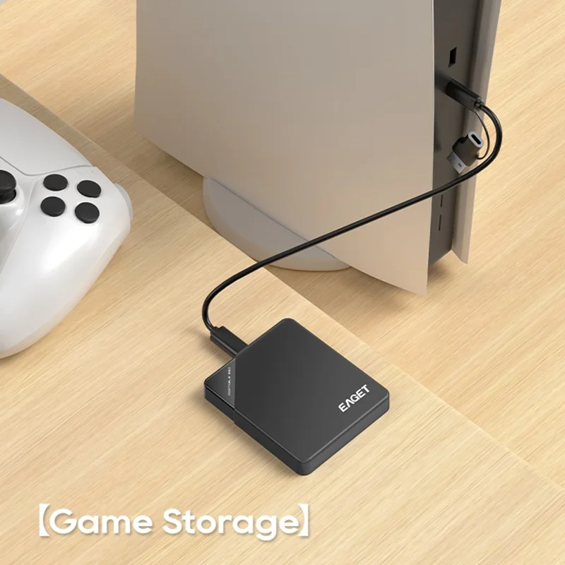 EAGET ET-M9 1TB Portable SSD 5Gbps Type C External Solid State Drive for Windows  /  Mac  /  Linux