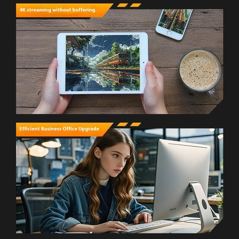 COMFAST CF-987BE Tri-band 6500Mbps High Speed WiFi7 USB 3.0 Wireless Network Adapter with 2 Antennas