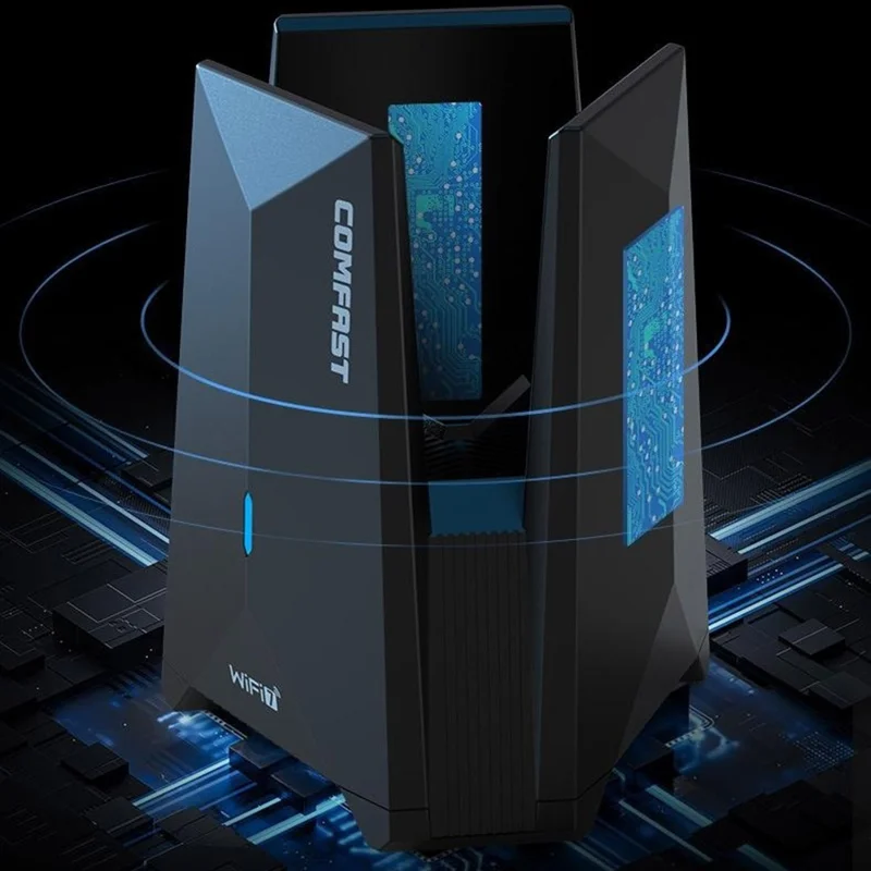 COMFAST CF-987BE Tri-band 6500Mbps High Speed WiFi7 USB 3.0 Wireless Network Adapter with 2 Antennas