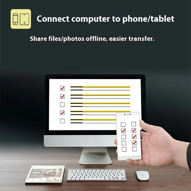 COMFAST CF-927BF Dual Band 5G Bluetooth-Compatible Network Adapter 2 in 1 1300Mbps External USB Wireless Adapter with Antennas