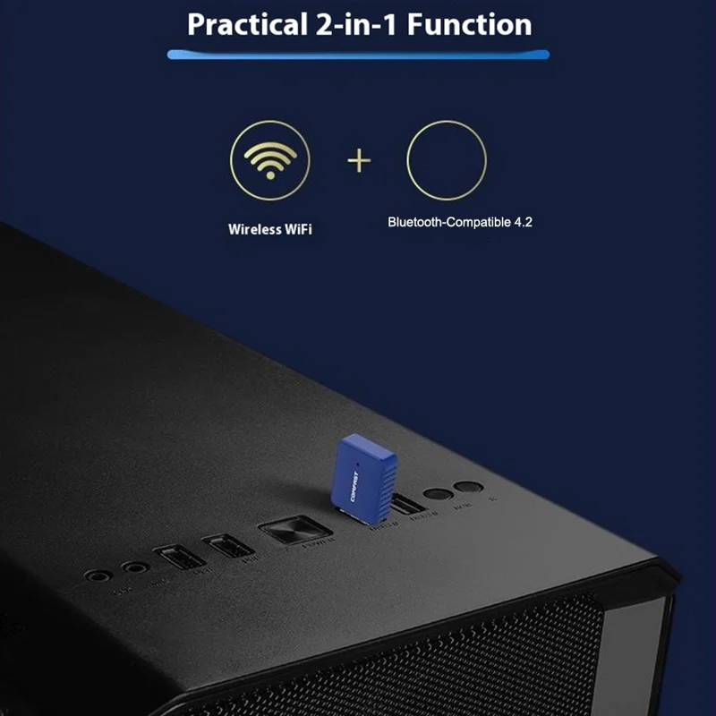 COMFAST CF-726B WiFi BT Adapter Dual Band 2.4G / 5.8G 350Mbps for Desktop / Laptop Plug and Play Wireless Network Card