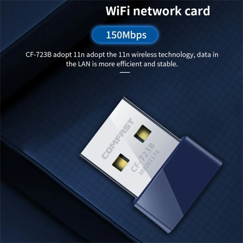 COMFAST CF-723B V2 150Mbps Mini USB Wireless Network Adapter 2 in 1 Bluetooth-compatible 4.0 WiFi Dongle