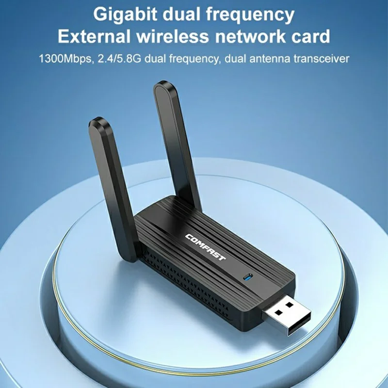 COMFAST CF-921ACv2 Dual Band Wireless Network Adapter Gigabit WiFi Receiver USB Dongle