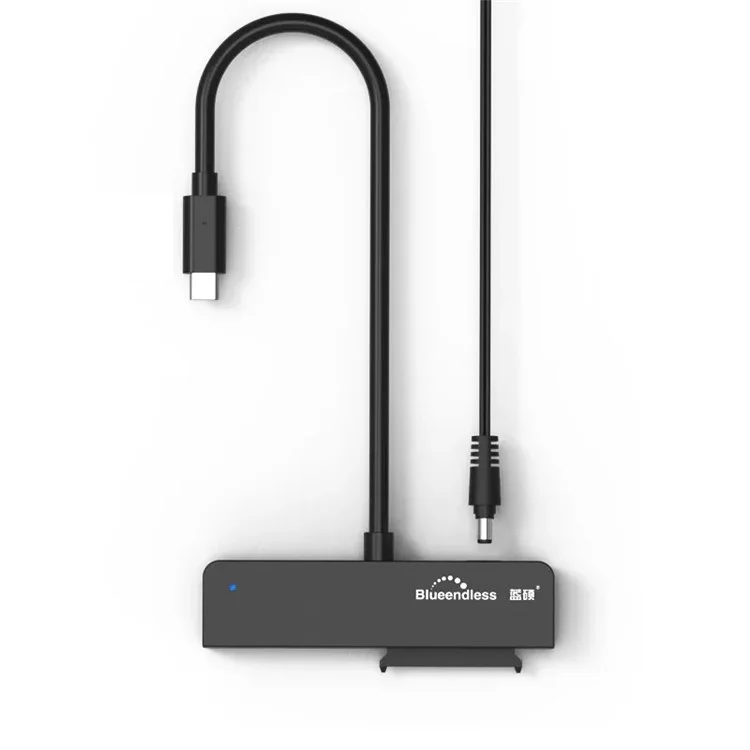 BLUEENDLESS Type-C USB C to 2.5 3.5 SATA Adapter Cable Hard Drive Disk HDD SSD Converter Cable Cord