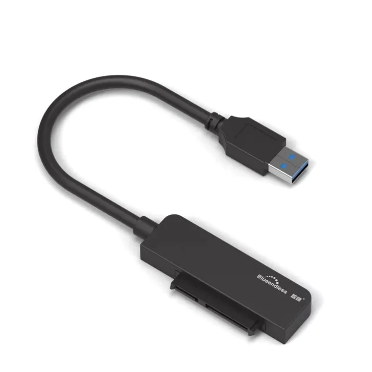 BLUEENDLESS US25 Câble USB SATA 3 Adaptateur USB 3.0 OTG Prend en charge le boîtier de disque dur externe SSD de 2,5 pouces