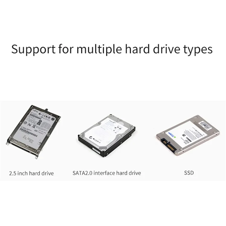 BLUEENDLESS US25 Câble USB SATA 3 Adaptateur USB 3.0 OTG Prend en charge le boîtier de disque dur externe SSD de 2,5 pouces