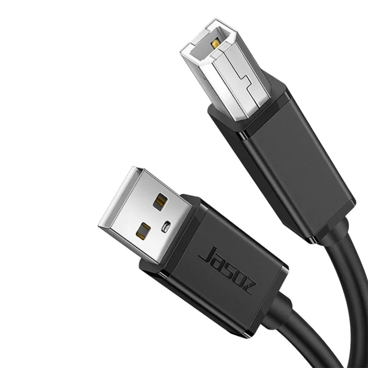 JASOZ D105 T-D118 5m USB 2.0 Câble Imprimé USB Type A à B Câble D'imprimante Mâle à m Masculin Avec Interface Plaquée or