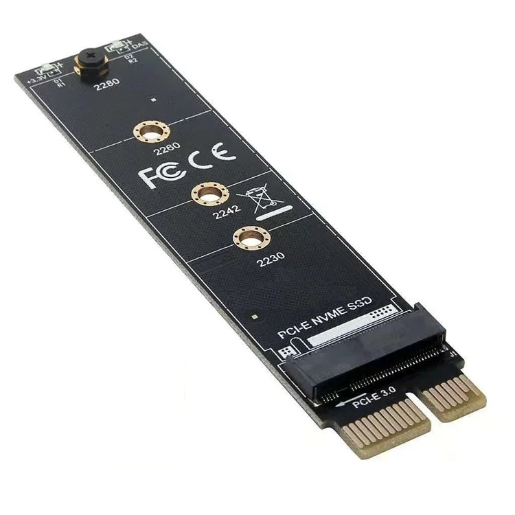 P15 Single Port Converter M.2 NVME/M2 PCIEX1 Adapter Expansion Card for Windows/Linux/MAC OS