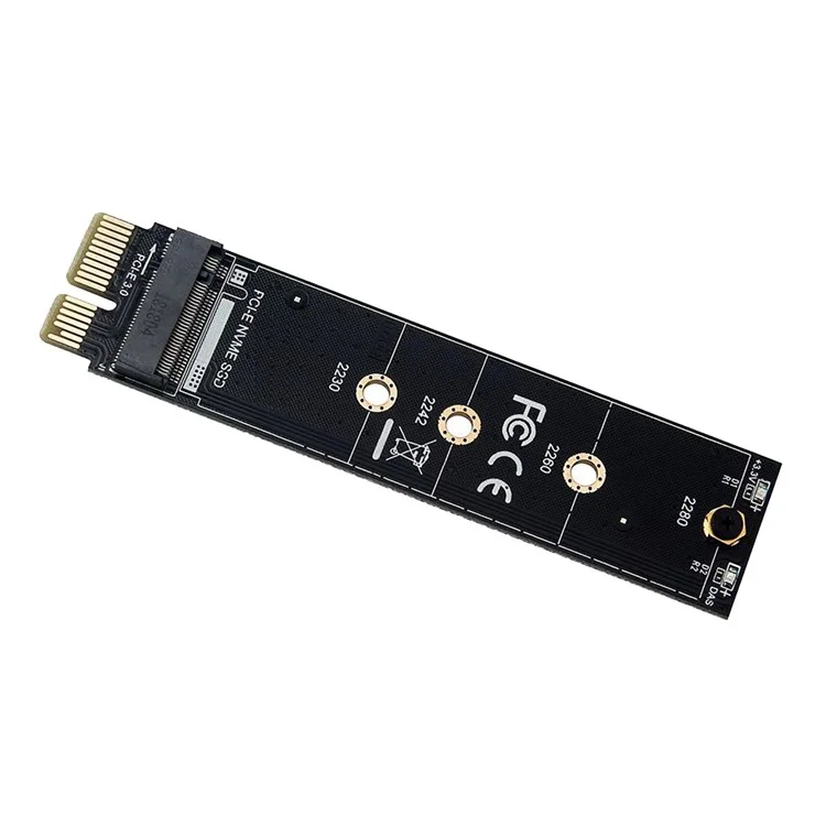 P15 Single Port Converter M.2 NVME/M2 PCIEX1 Adapter Expansion Card for Windows/Linux/MAC OS