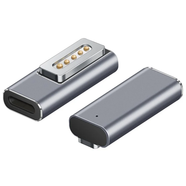 Type-C Weibchen zu for Magsafe 2 Konverter PD Schnellladung Metall-Adapter für MacBook