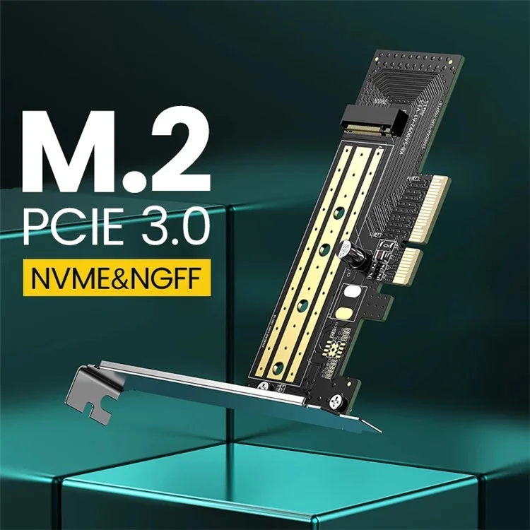 Ugreen 70503 PCIe to M2 Adapter M.2 Nvme PCI Express Adapter 32Gbps PCI-E Card X4/8/16 M&B Clave SSD Computer M.2NME a PCIe 3.0 Tarjeta de Expansión