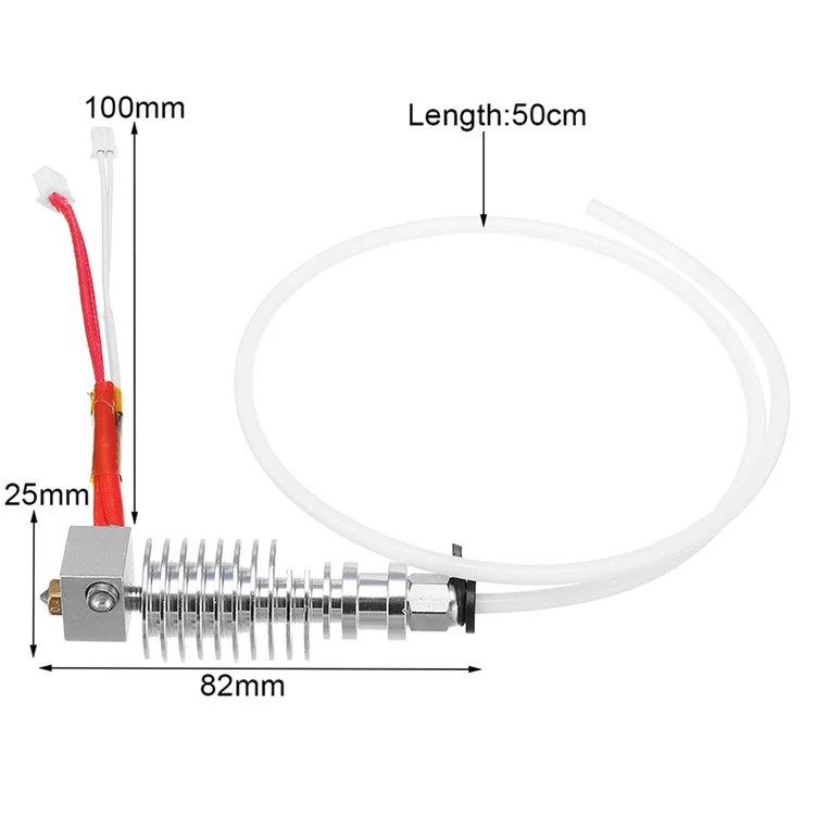 ANYCUBIC V5 J-head Hotend for I3 Mega 3D Printer Accessories Replacement Parts Extruder Print Head