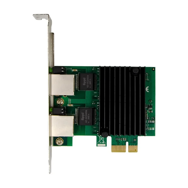 RTL8125 PCI-E X1 2.5G High Speed ​​dual RJ45 Portas LAN Adaptador Rede de Rede Ethernet Controller Ethernet