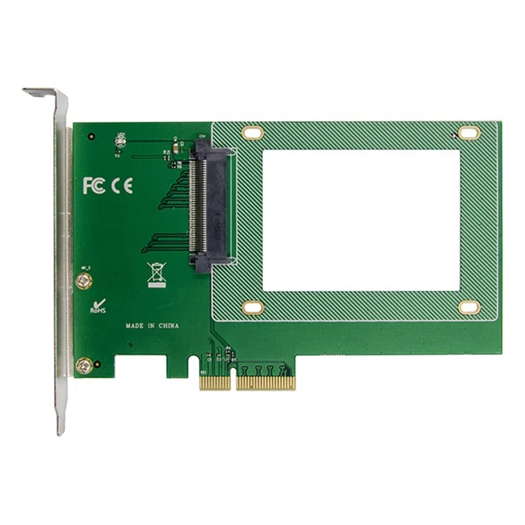 PCI-E X4 U.2 SFF8639 Tarjeta de Conversión Nvme Tarjeta de Expansión de Estado Sólido Tarjeta de Convertidor 2.5 Pulgadas