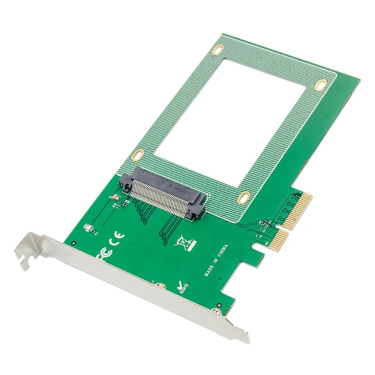 PCI-E X4 U.2 SFF8639 Tarjeta de Conversión Nvme Tarjeta de Expansión de Estado Sólido Tarjeta de Convertidor 2.5 Pulgadas