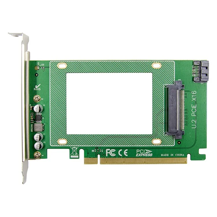PCI-E 3.0 X16 U.2 SFF8639 Carte D'extension du Lecteur de Semi-état 2,5 Pouces Carte de Conversion SSD Nvme