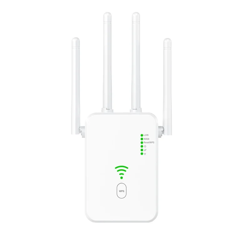 Repetidor inalámbrico ligero U10-300 Router WiFi Amplificador de señal WiFi 300Mbps - Blanco / Enchufe del Reino Unido