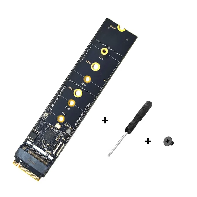SA-050 SATA NGFF Key B+M SSD zu NVME M-key Motherboard Adapter Konverter SSD Karte JMB582