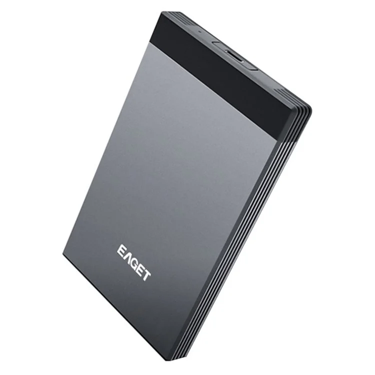 EAGET G58 Pro 2TB Type-C 3.1 tragbares Aluminium-Legierung-Externe Festplatte mit Anzeige