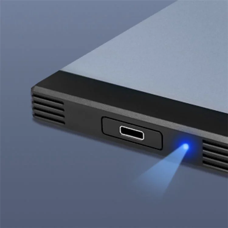 EAGET G58 Pro 2TB Type-C 3.1 tragbares Aluminium-Legierung-Externe Festplatte mit Anzeige
