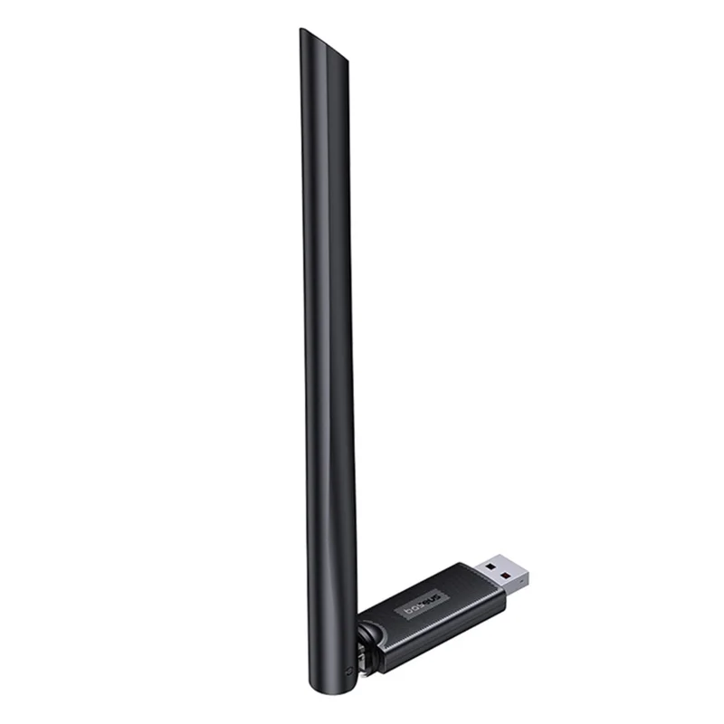 BASEUS FastJoy Series 300Mbps Cluster External Antenna WiFi Wireless Network Adapter - Black