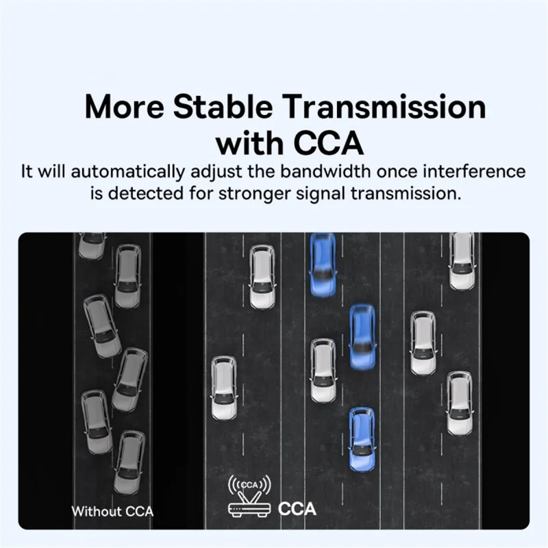 BASEUS FastJoy Series Plug and Play 300Mbps 2.4G WiFi Adapter with Built-in Antenna - Black