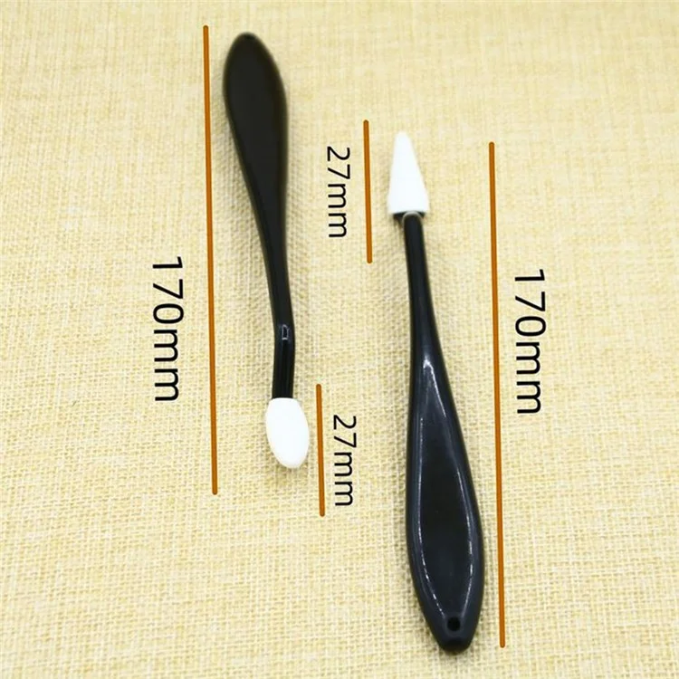 Outils de dessin au crayon de 17 cm 1 pièce Papier Art Blending Blenders Stumps Sketch Trimmer Eraser Sponge Wiper Crayons pour Étudiants Artistes - Jaune / Tête ronde
