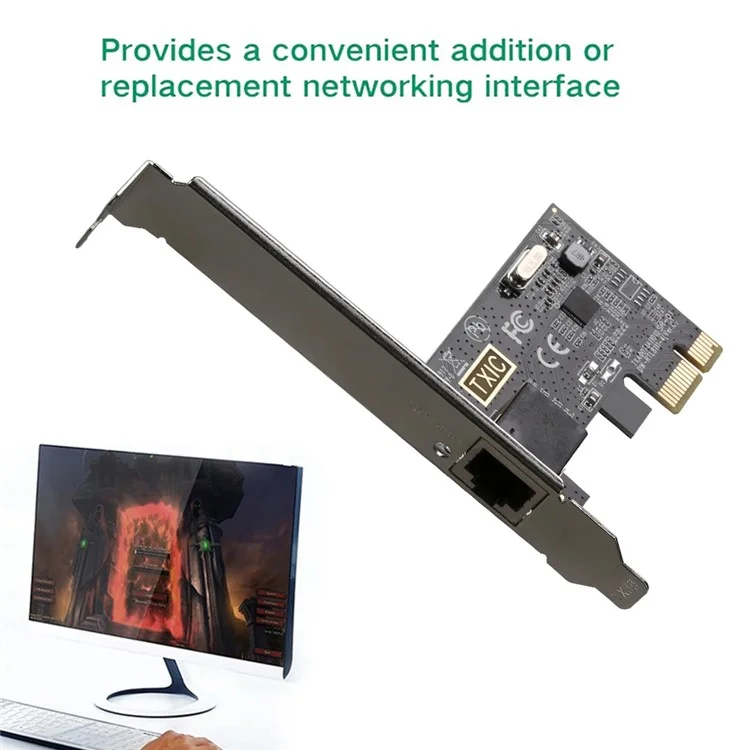 PCI-E PCIE X1 Para RJ45 Ethernet 1000Mbps Gigabit Network Para PC Para Desktop