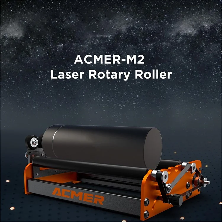 ACMER M2 Laser Rotatif Rouleau 360 degrés Axe Y Rotation Gravure 4-138 mm Diamètre de Sculpture Rouleau 