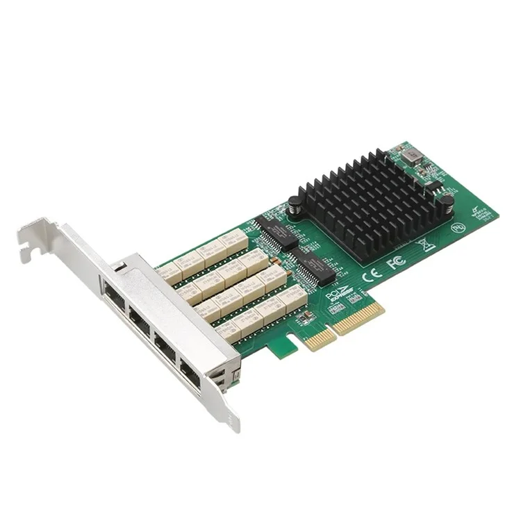 Adaptateur Ethernet à 4 ports Gigabit avec bypass et alimentation interrompue TXA103 PCI-E 4X 1G pour serveur
