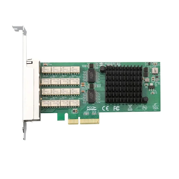 Adaptateur Ethernet à 4 ports Gigabit avec bypass et alimentation interrompue TXA103 PCI-E 4X 1G pour serveur