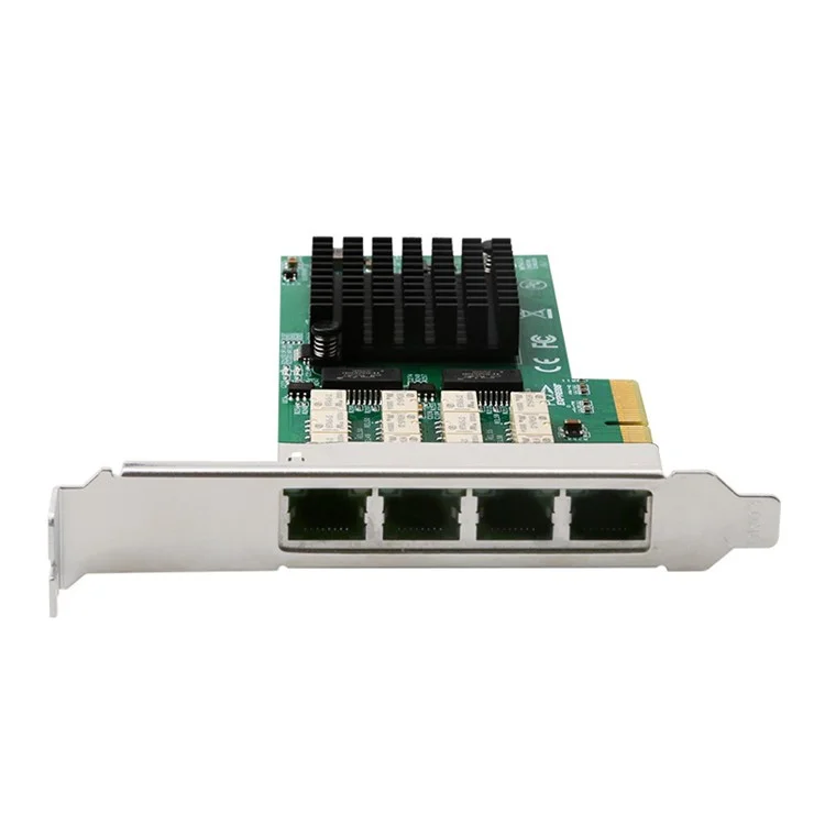 Adaptateur Ethernet à 4 ports Gigabit avec bypass et alimentation interrompue TXA103 PCI-E 4X 1G pour serveur