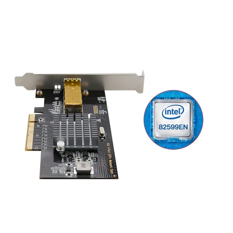 Adattatore Ethernet singolo porta PCI-E 1G 10/100/1000/10000 Mbps TXA078 SFP+ 82599 Scheda di rete server 