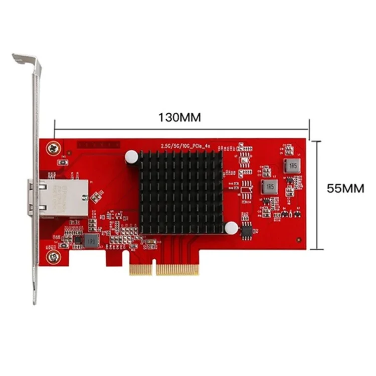 TXA074 AQC107 Desktop Computer RJ45-Anschluss-Netzwerkkarte 10G PCI-E X4 Netzwerkkarte